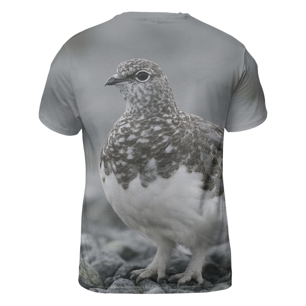 Lichen Stillness Rock Ptarmigan designer pattern shirts