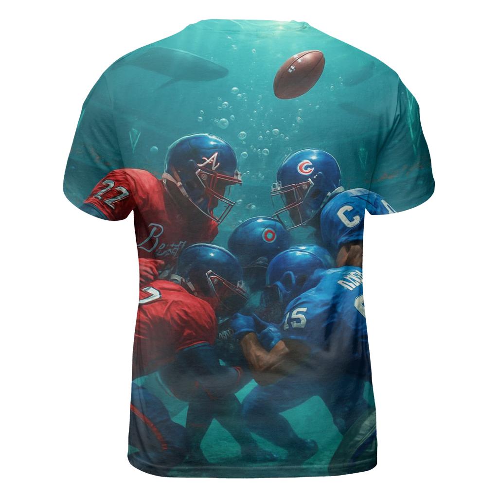 Underwater Bubble Dome Battle Braves Versus Cubs custom all-over print shirts