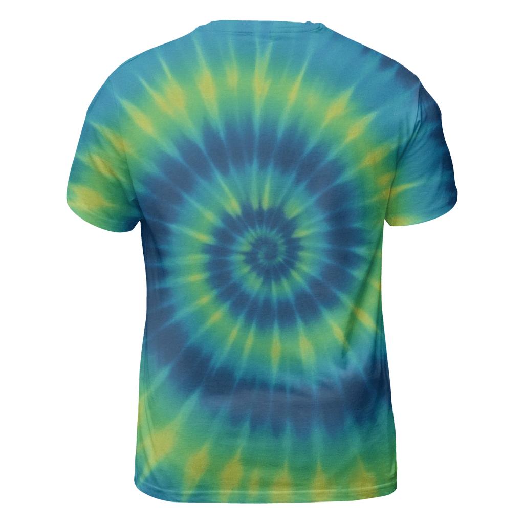 Over Dyed Time Vortex Spiral designer pattern shirts