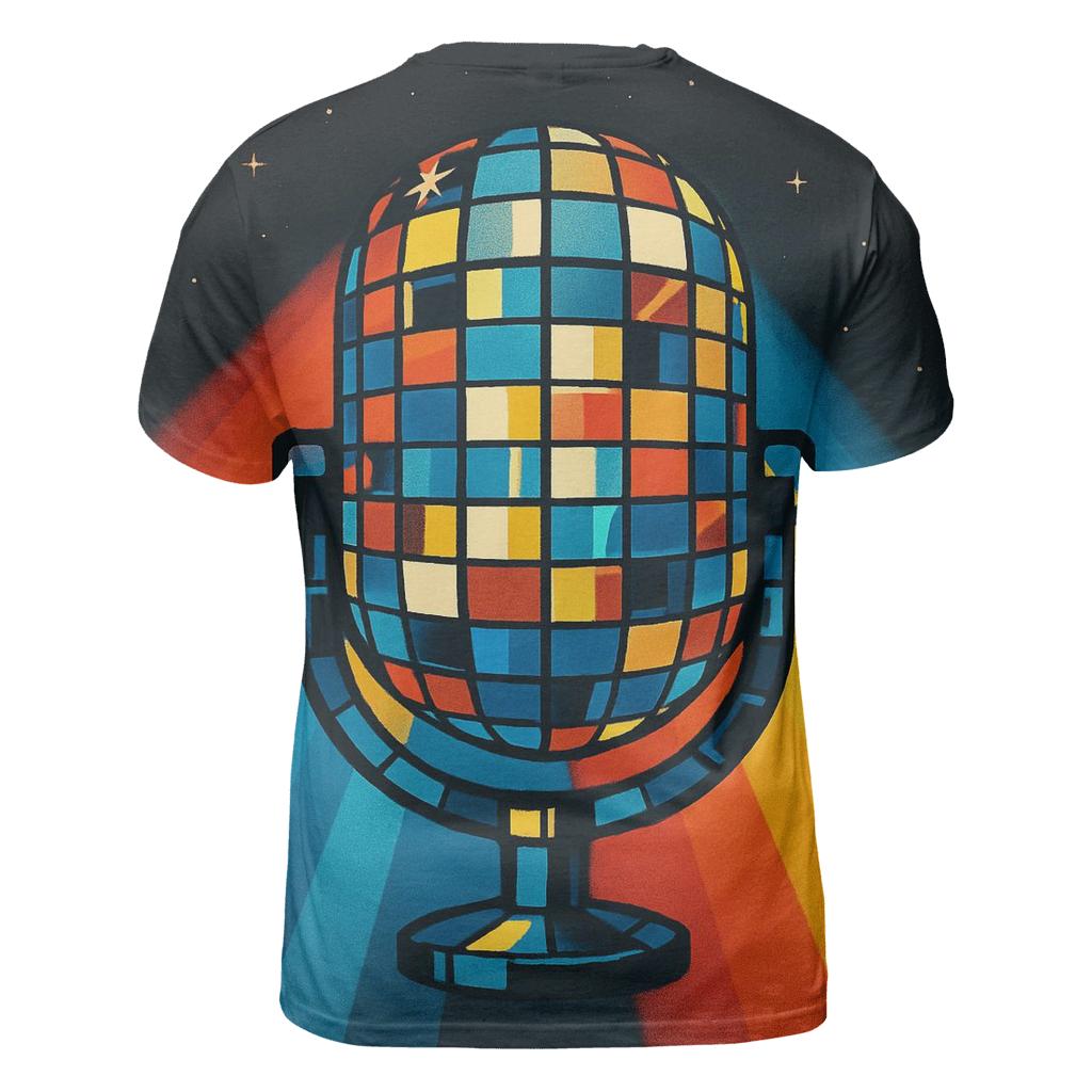 Disco Prism Microphone personalized full print shirts