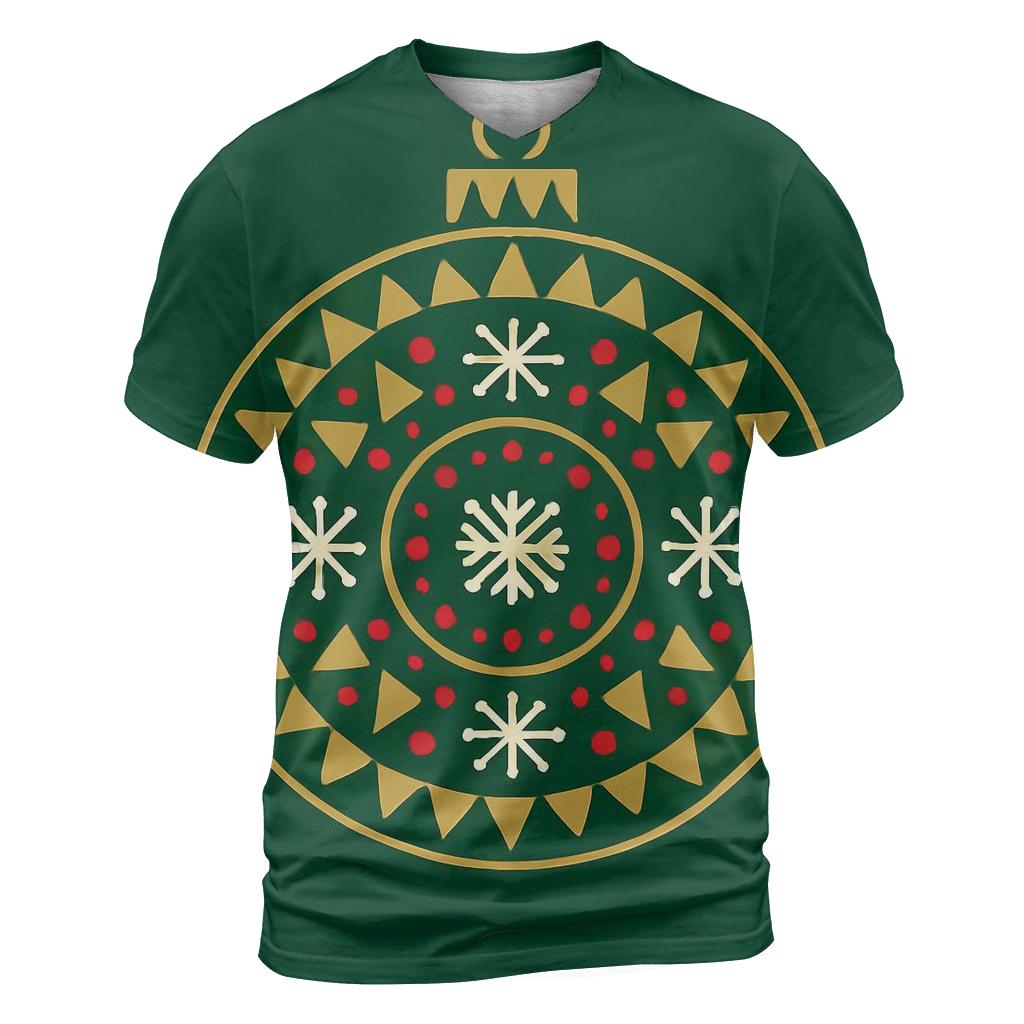 Ornament Mandala Of Polar Stars statement graphic shirts