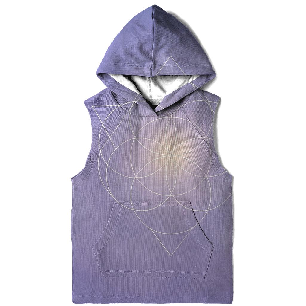 Luminous Breath Geometry graphic hoodies