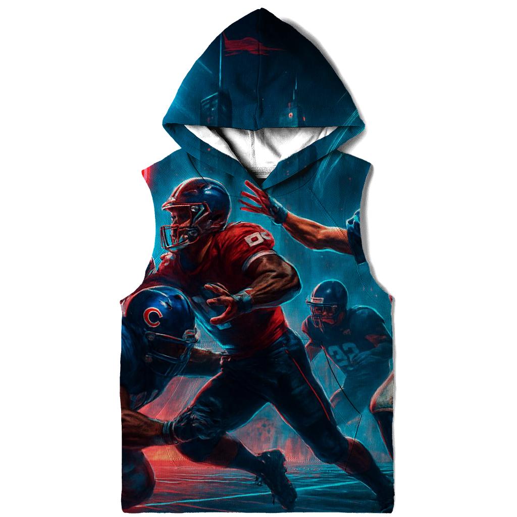 Neon Skyline Scrimmage Braves Versus Cubs designer hoodies