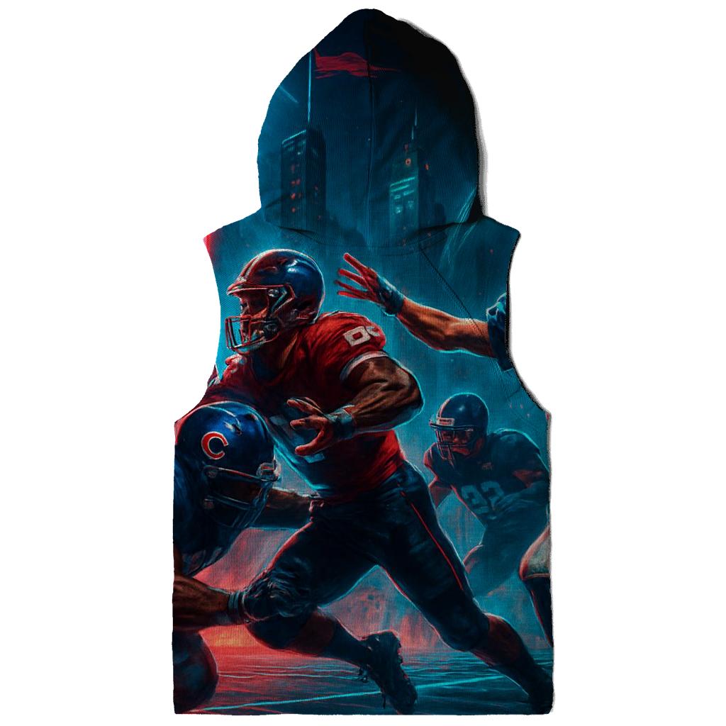 Neon Skyline Scrimmage Braves Versus Cubs designer hoodies