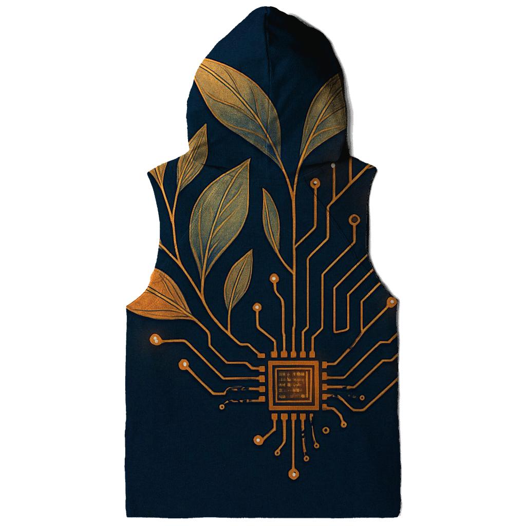 Botanical Circuit Heartbeat hoodie styles