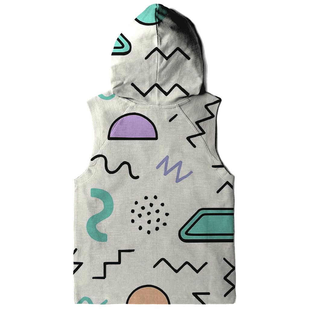 Mall Food Court Geometric Memphis lightweight hoodies