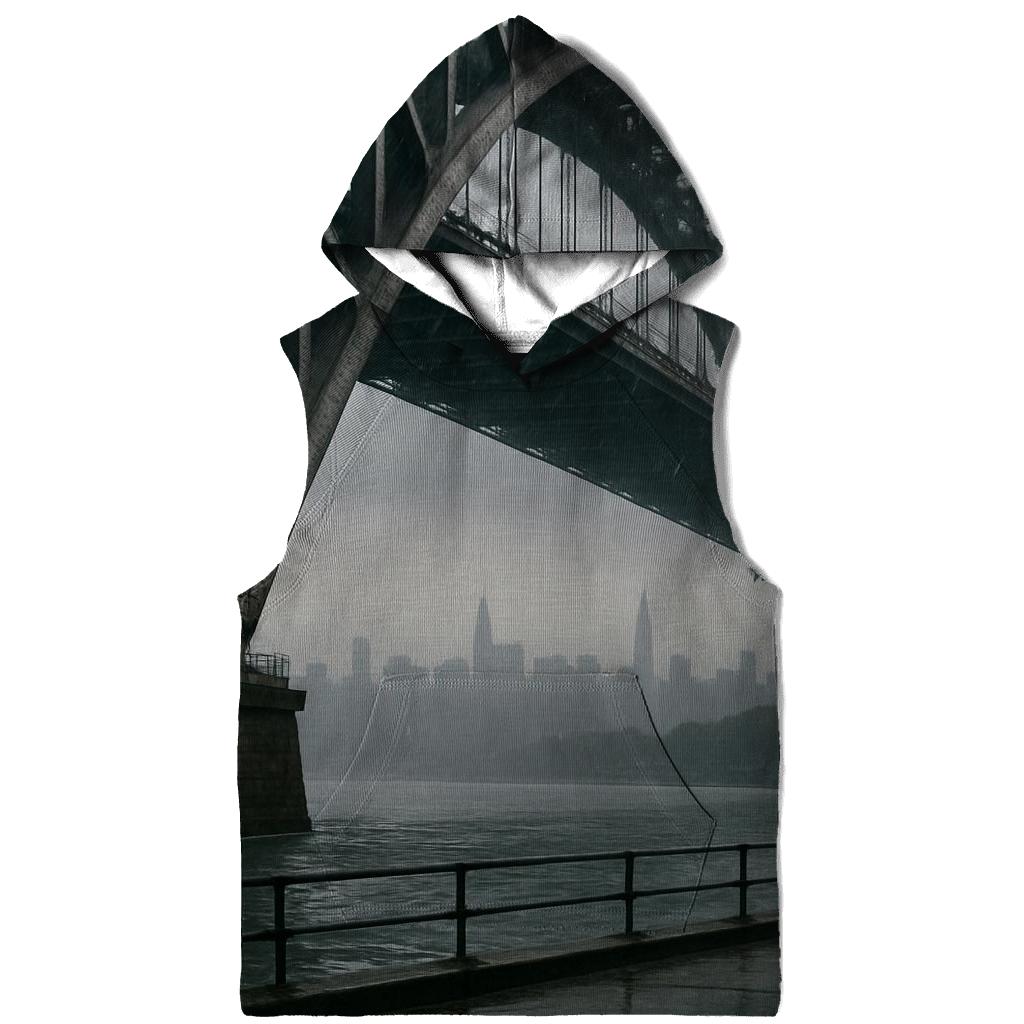 Hell Gate Bridge Rain Veil With Manhattan Far Horizon lightweight hoodies