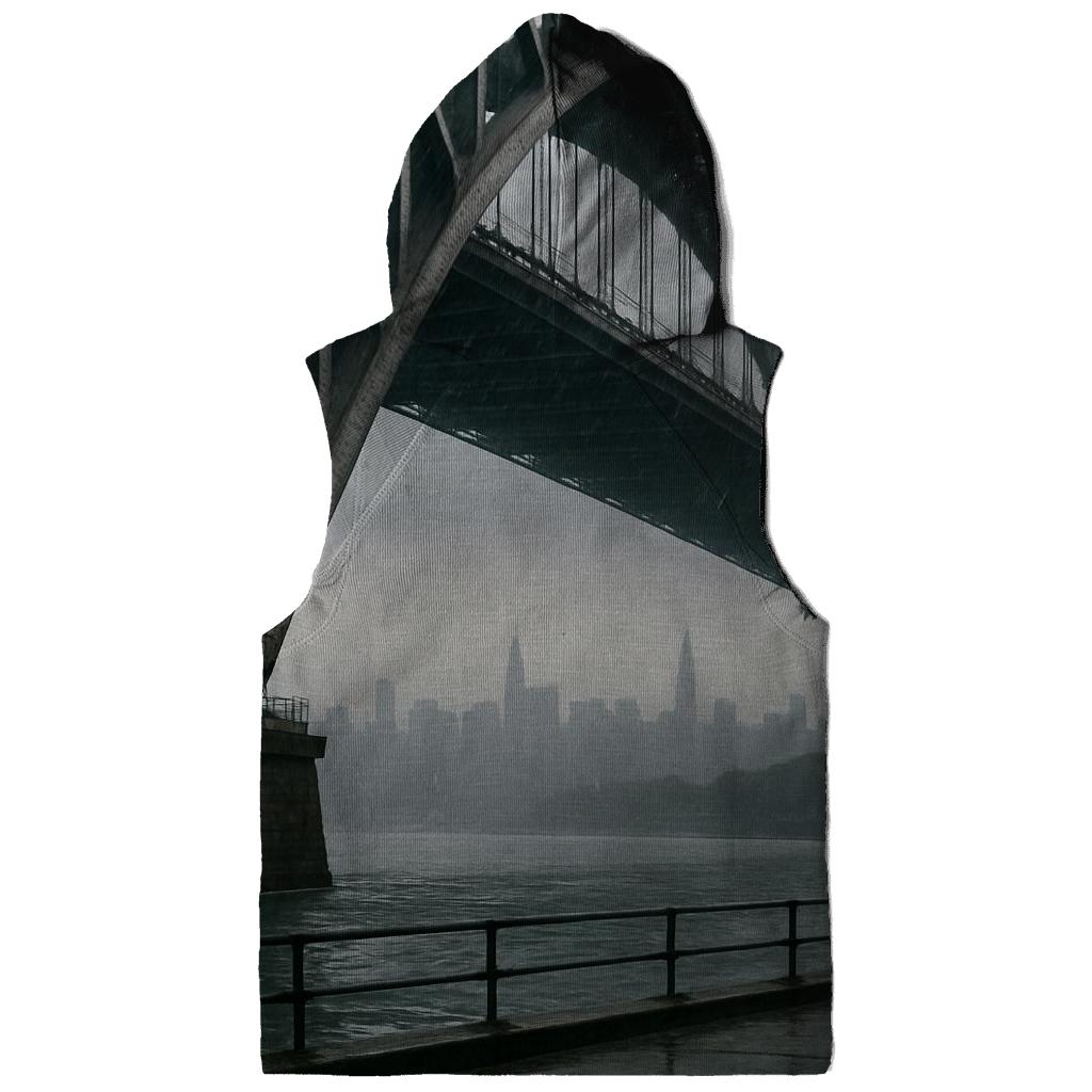 Hell Gate Bridge Rain Veil With Manhattan Far Horizon lightweight hoodies