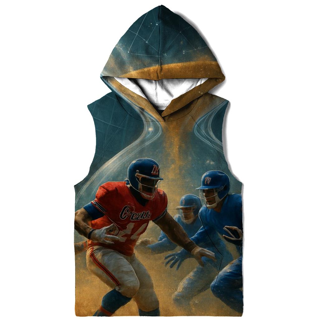 Frozen Time Huddle Braves Versus Cubs zip-up hoodies