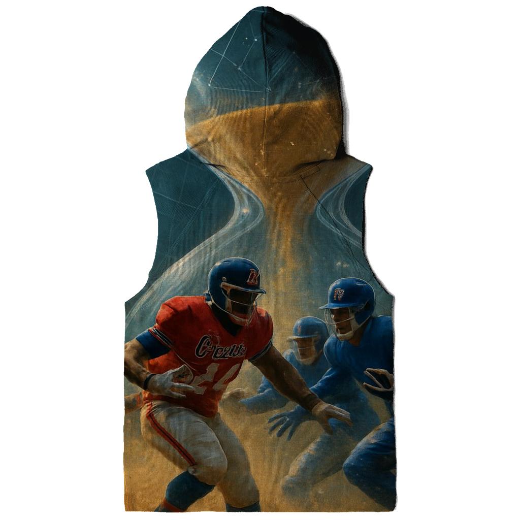 Frozen Time Huddle Braves Versus Cubs zip-up hoodies