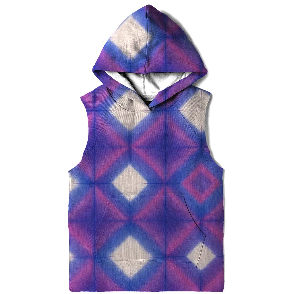 Itajime Nebula Clamp Grid pullover hoodies