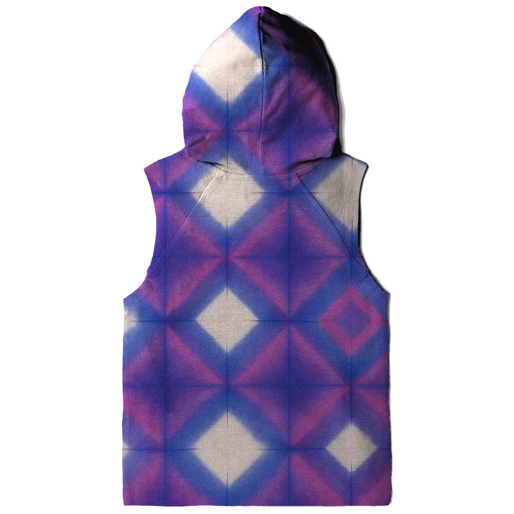 Itajime Nebula Clamp Grid pullover hoodies
