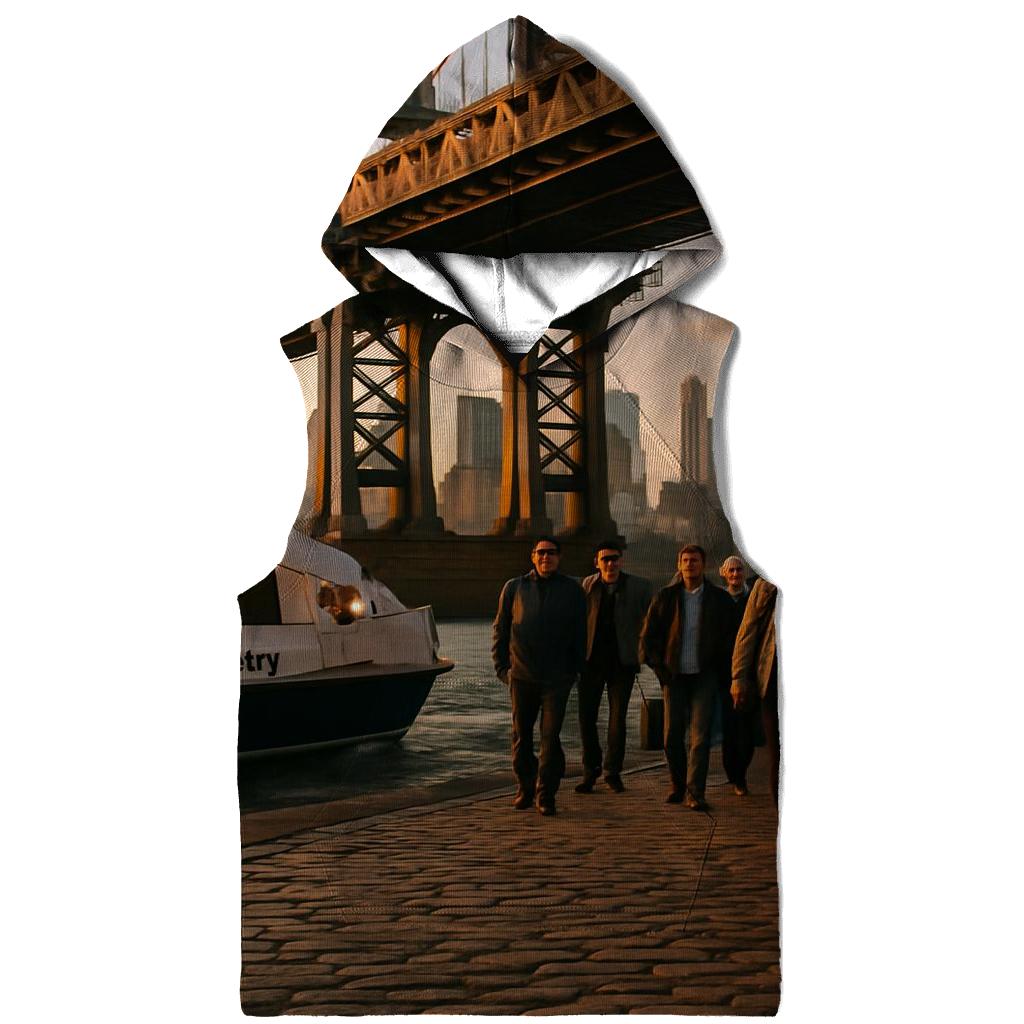 Fulton Ferry Landing Golden Hour Commuter Crossing custom hoodies