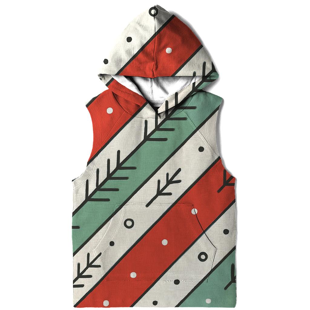 Candy Cane Aurora Stripes hoodie designs