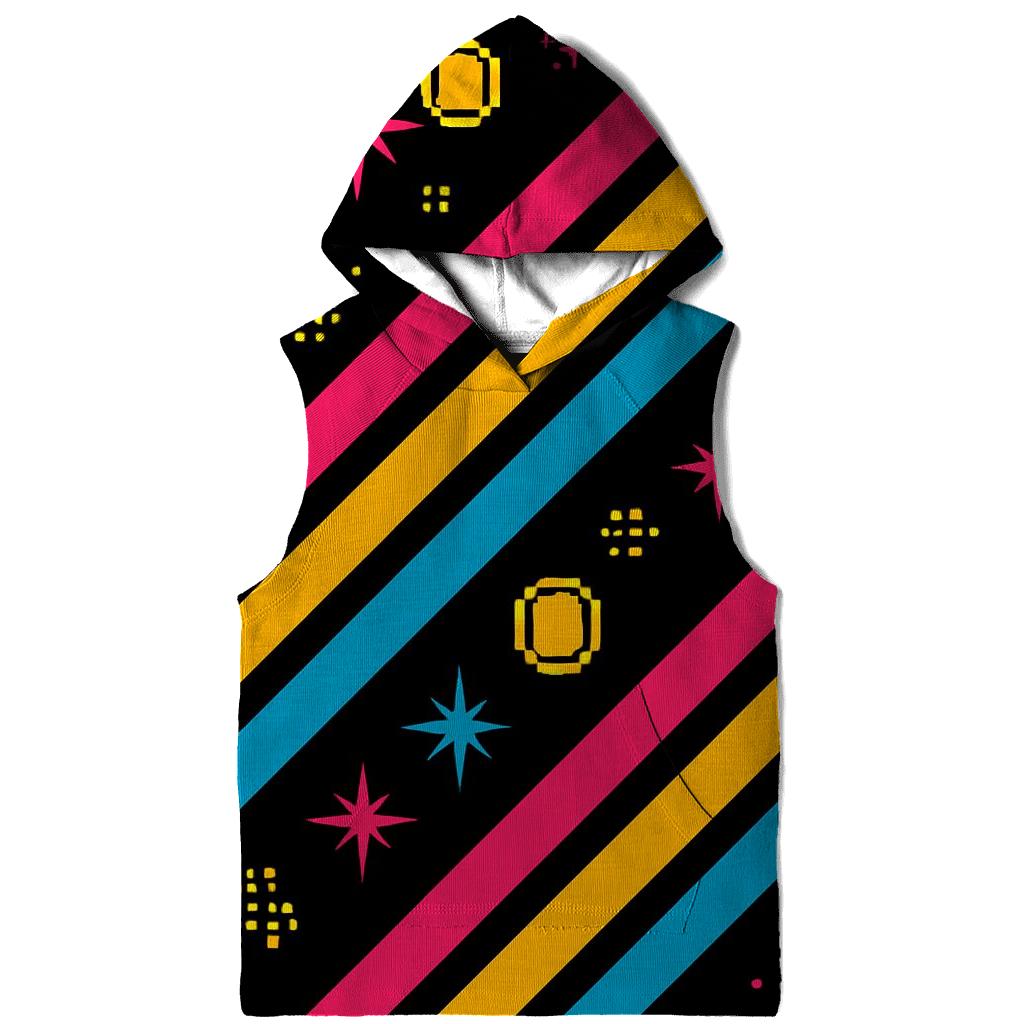 Arcade Cabinet Side Art Stripes hoodie designs