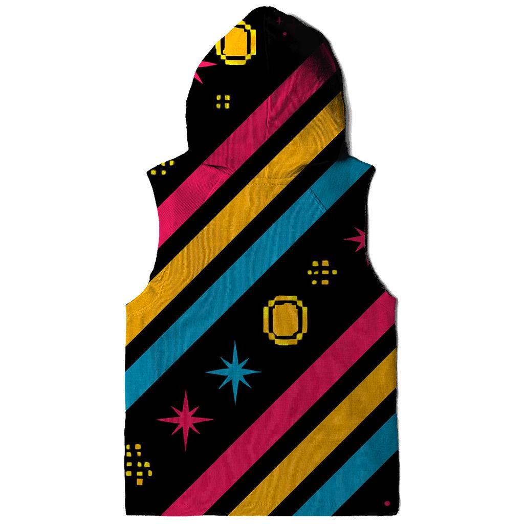 Arcade Cabinet Side Art Stripes hoodie designs