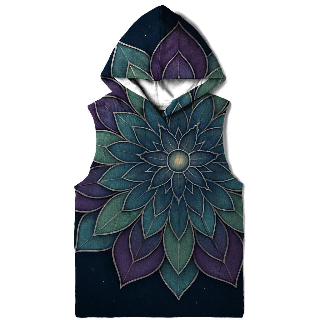 Night Garden Mandala Bloom premium hoodies