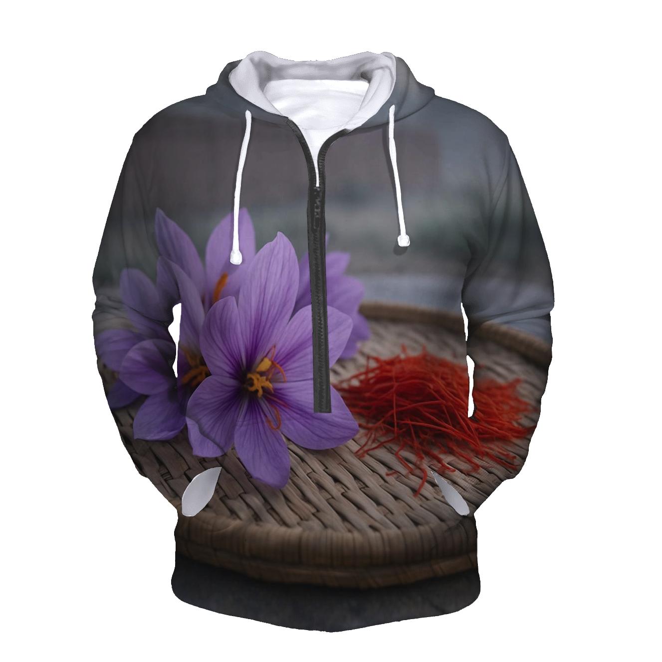 Saffron Crocus Drying Tray At Dawn designer hoodies
