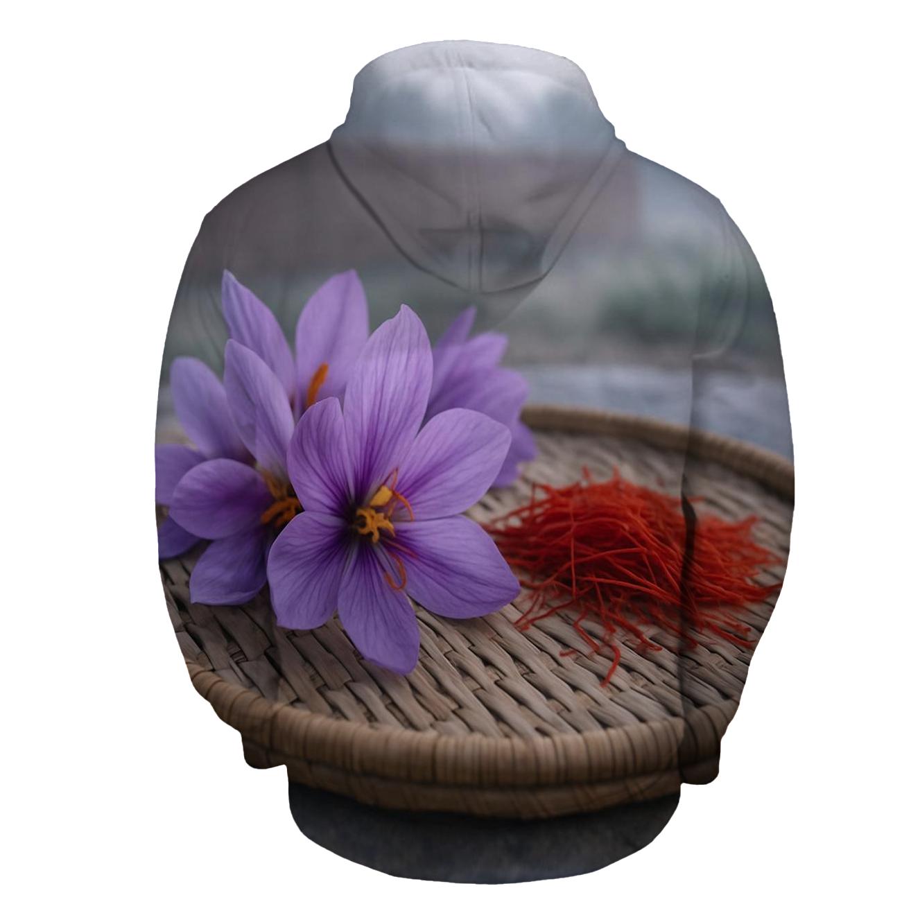 Saffron Crocus Drying Tray At Dawn designer hoodies