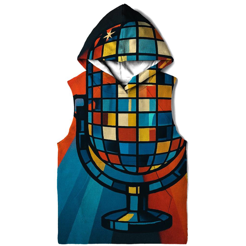 Disco Prism Microphone pullover hoodies