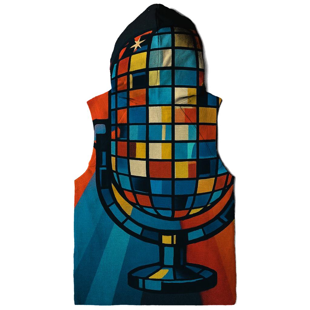 Disco Prism Microphone pullover hoodies