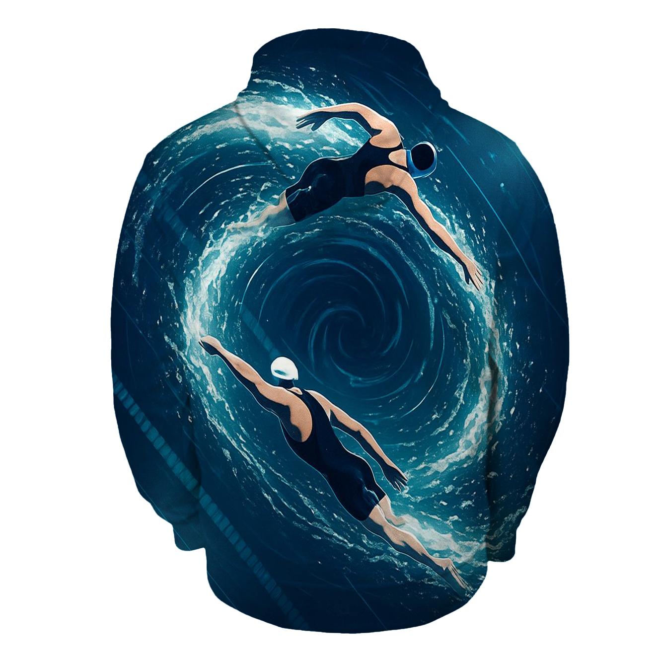 Midnight Water Polo Vortex heavyweight hoodies