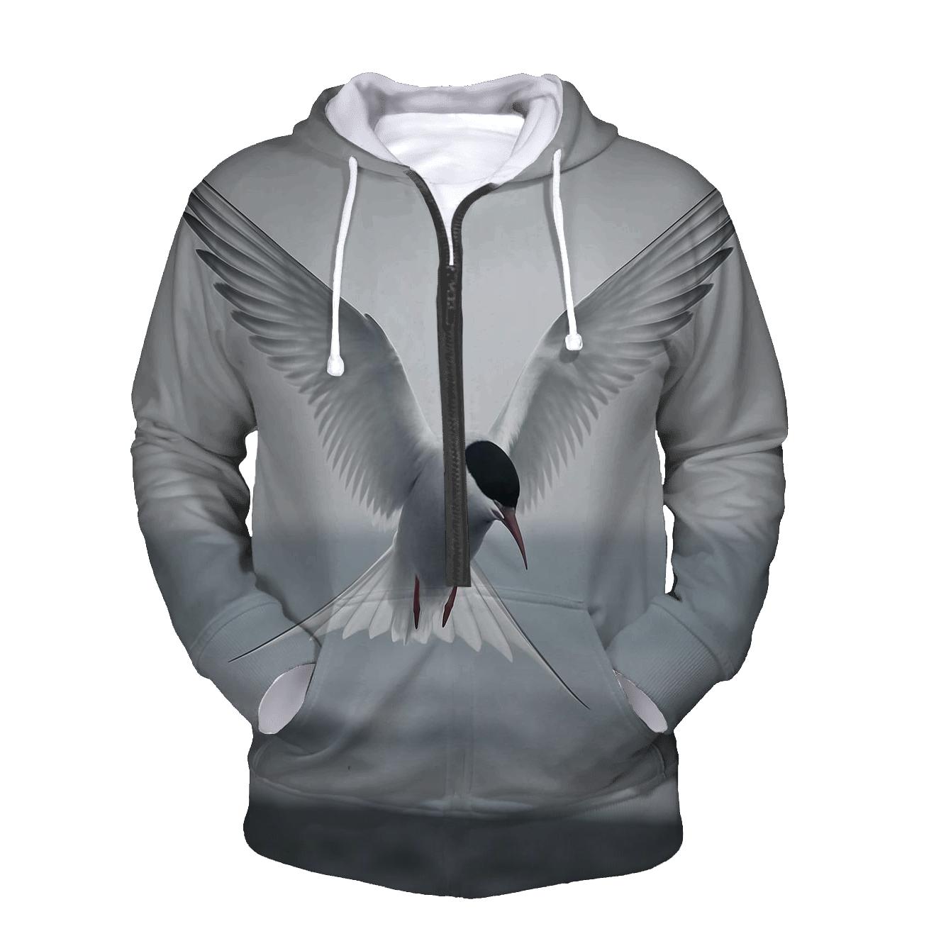 Brine Wind Hover Arctic Tern custom hoodies