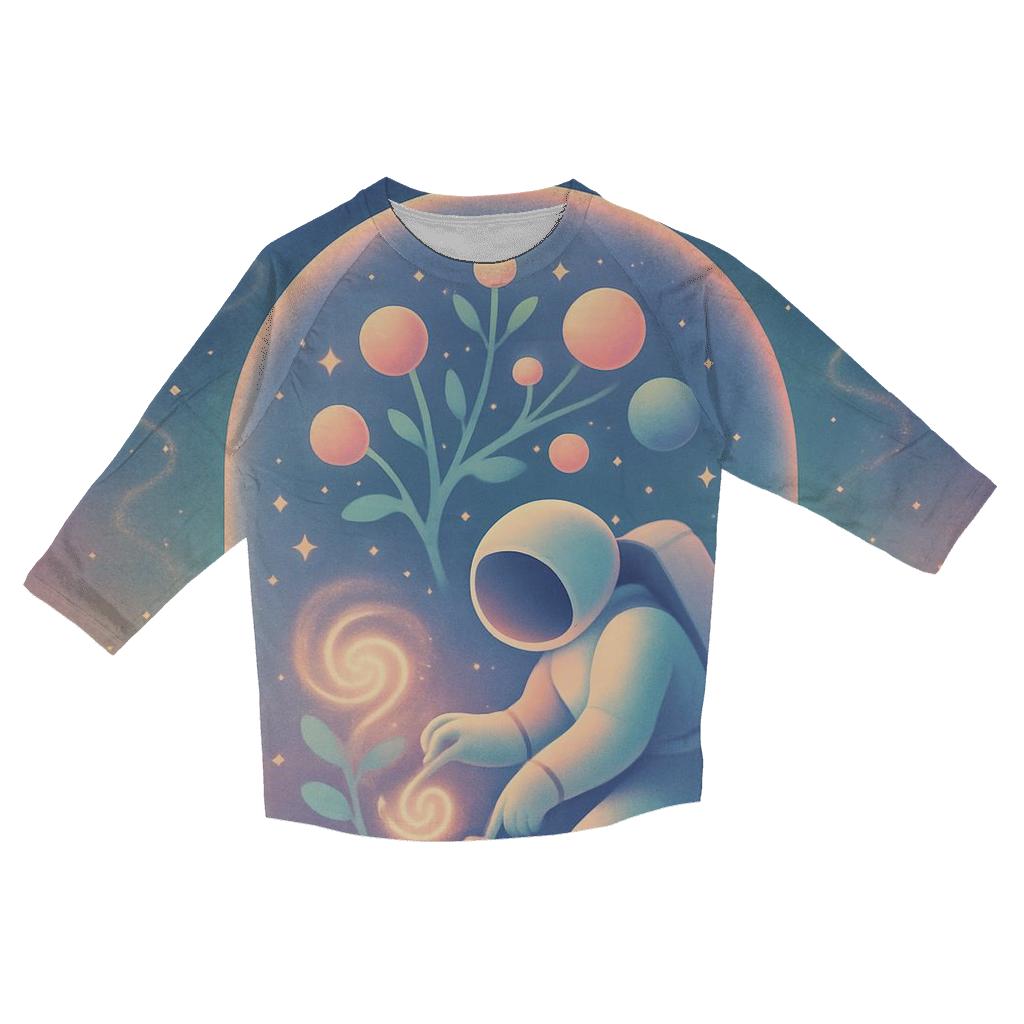 Garden Of The Spiral Seed trendy 3/4 sleeve tops