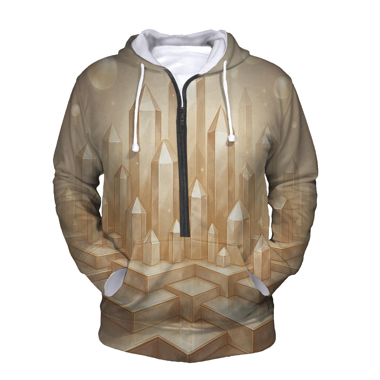 Champagne Crystal Terrace premium hoodies