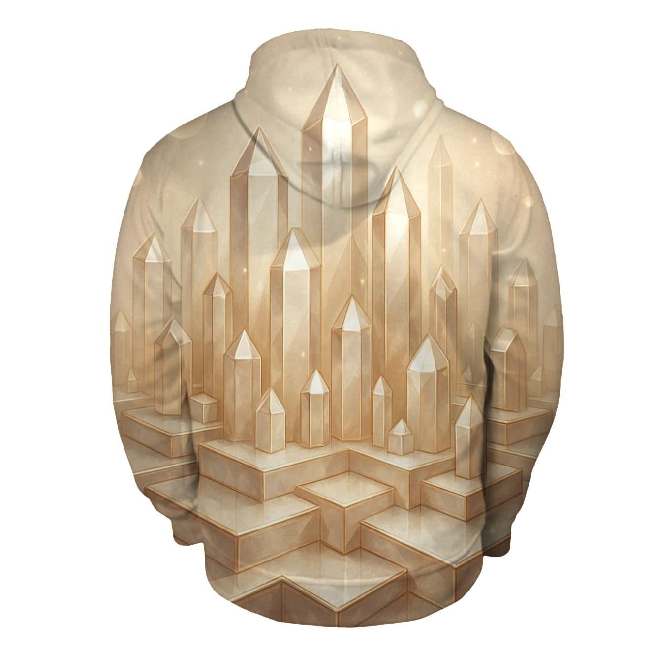 Champagne Crystal Terrace premium hoodies