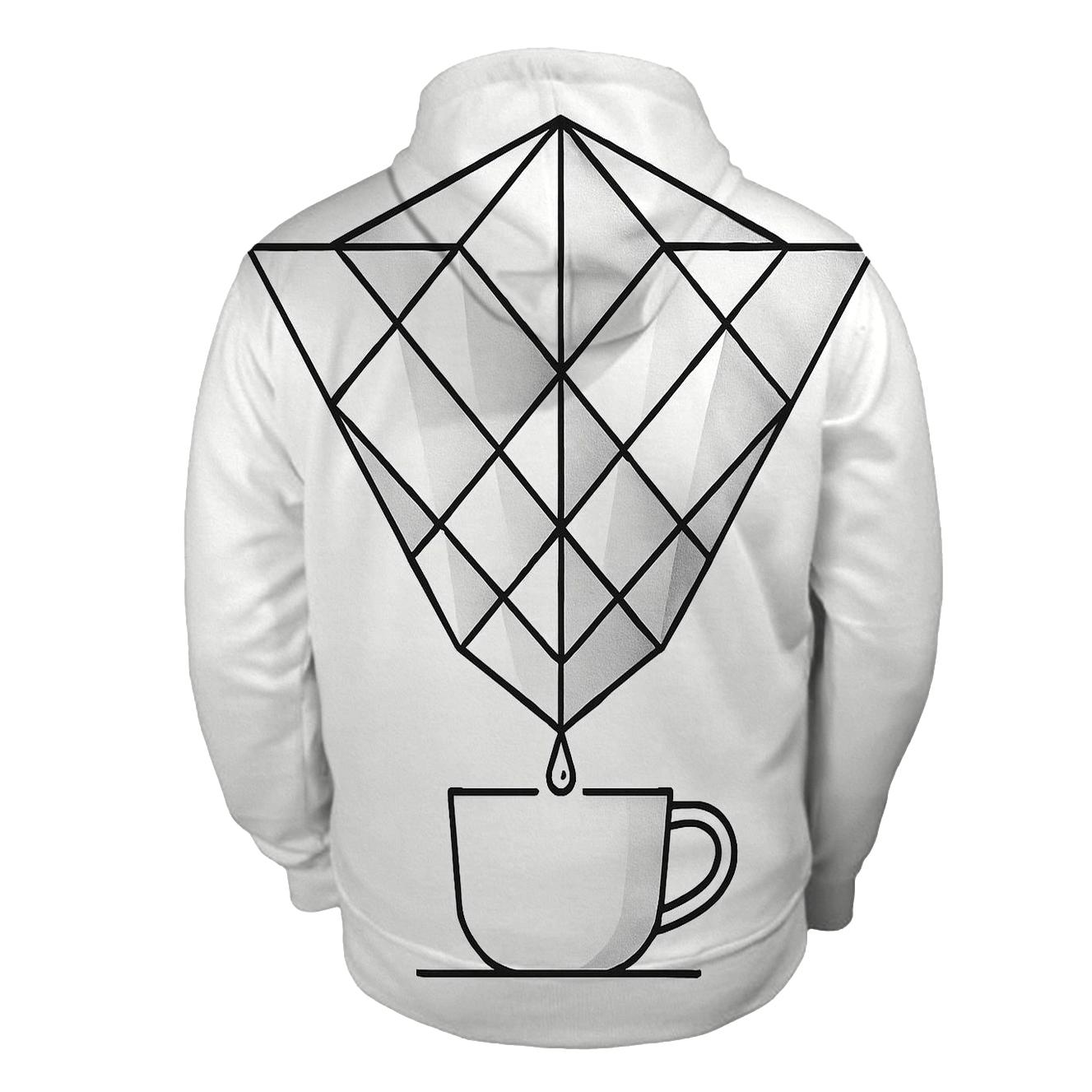 Filter Fold Geometry hoodie styles