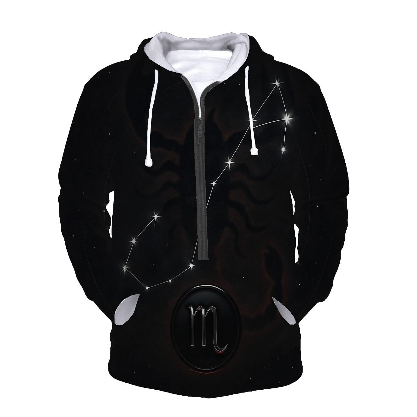 Scorpio Retrograde Shadow Constellation Emblem hoodie styles
