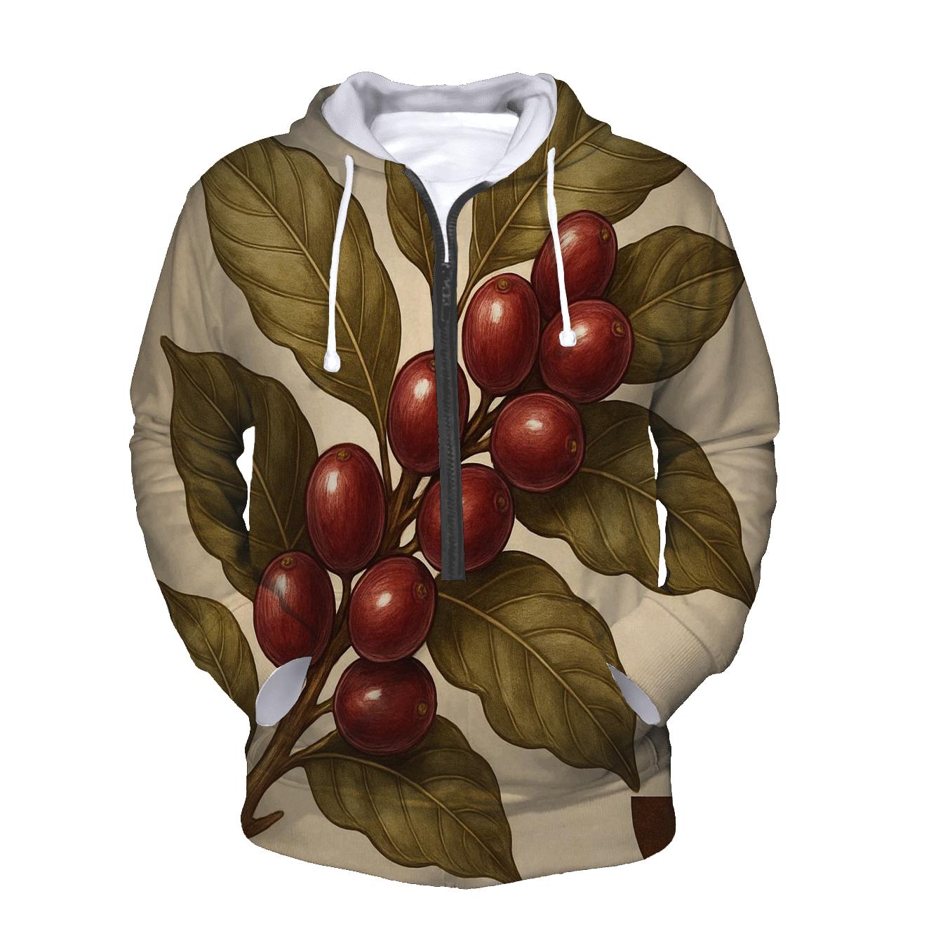 Cherry Branch Glaze printed hoodies
