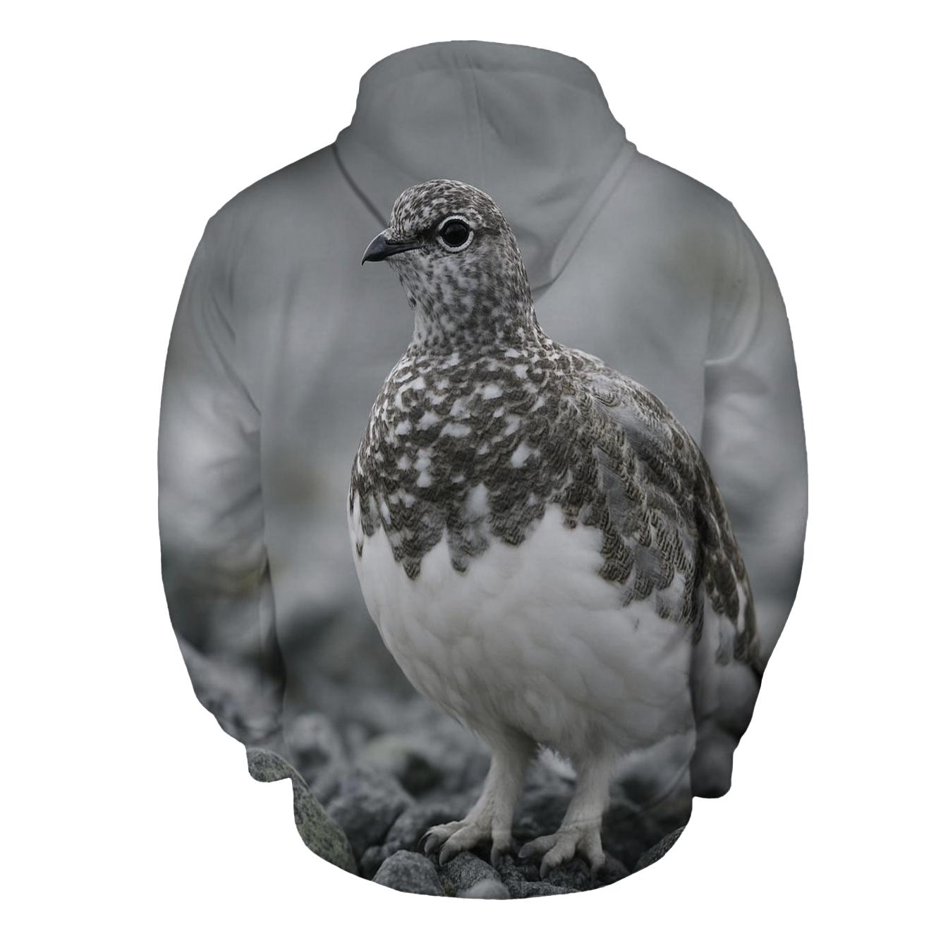 Lichen Stillness Rock Ptarmigan custom hoodies