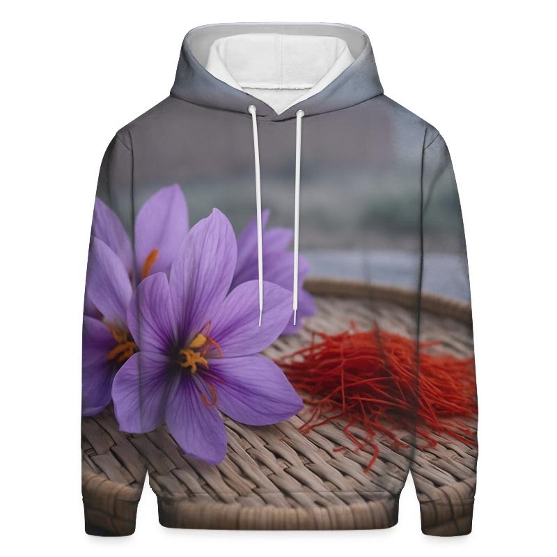 Saffron Crocus Drying Tray At Dawn designer hoodies