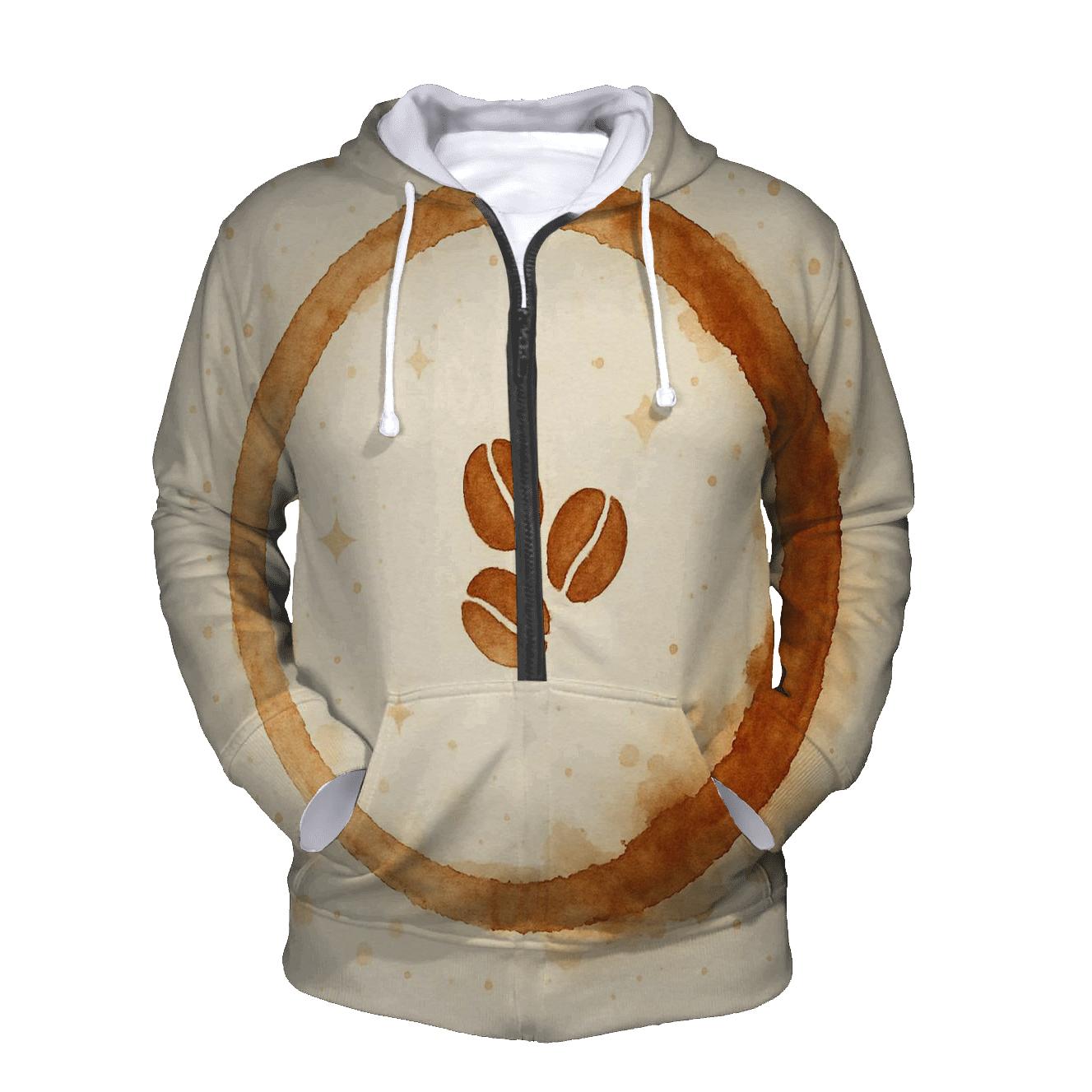 Cup Ring Orbit printed hoodies