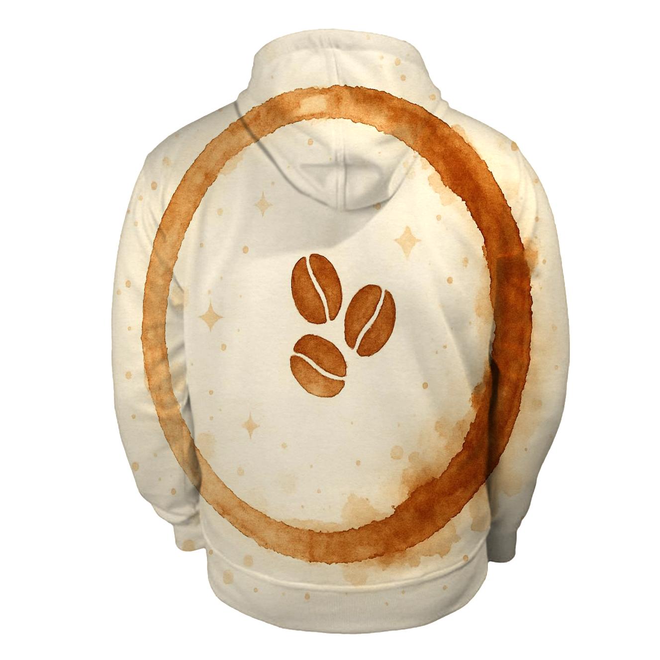 Cup Ring Orbit printed hoodies