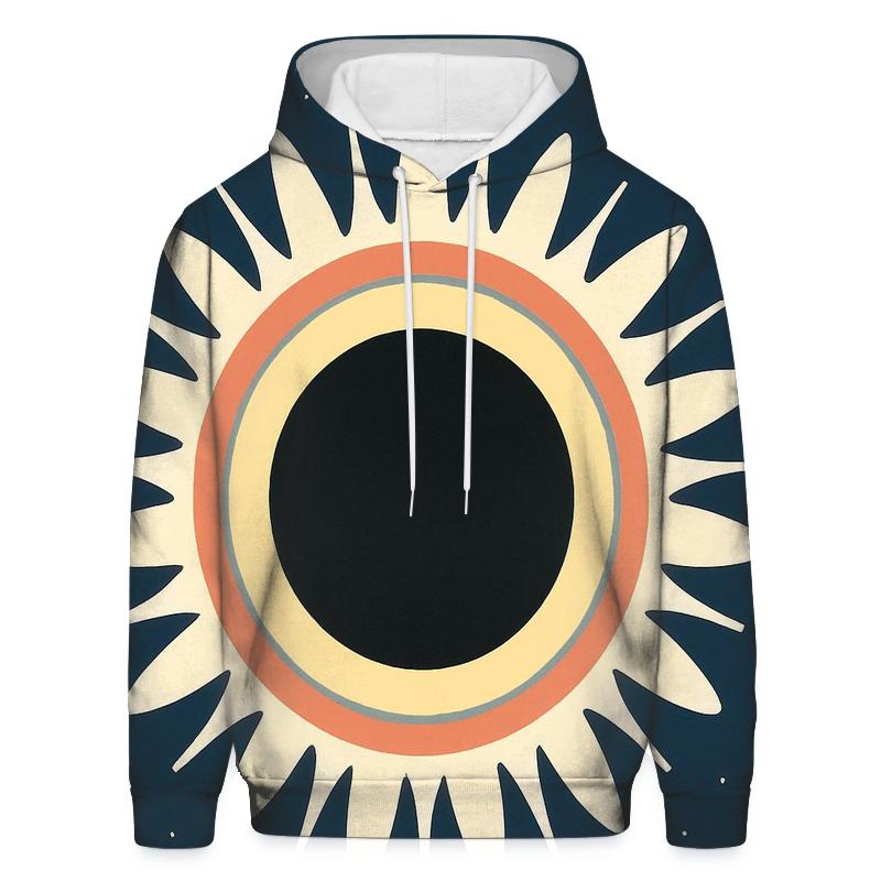 Eclipse Corona Petal Array graphic hoodies