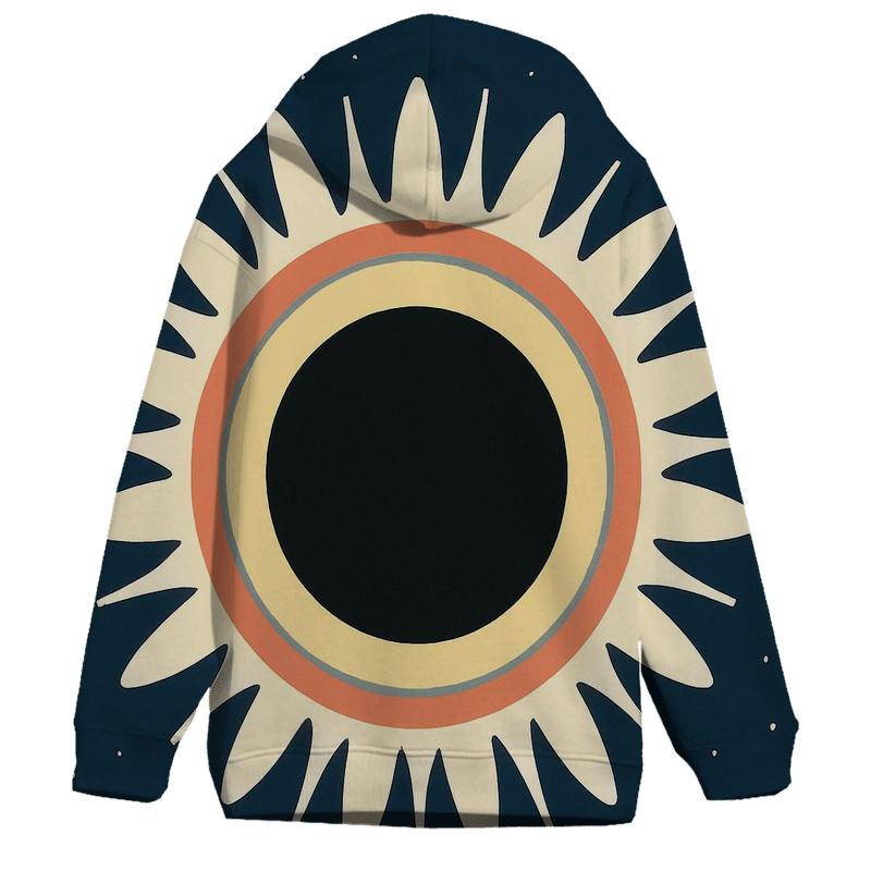 Eclipse Corona Petal Array graphic hoodies