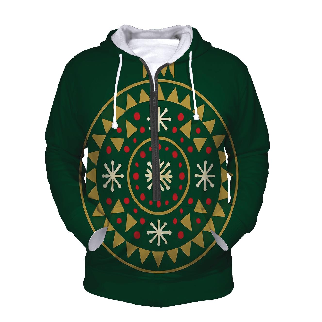 Ornament Mandala Of Polar Stars custom hoodies