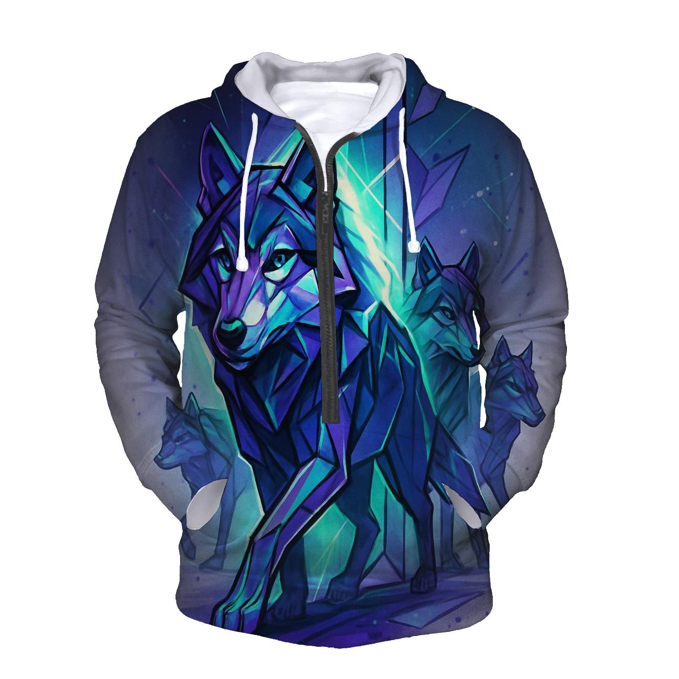 Prism Rift Wolf Pack Crossing hoodie styles