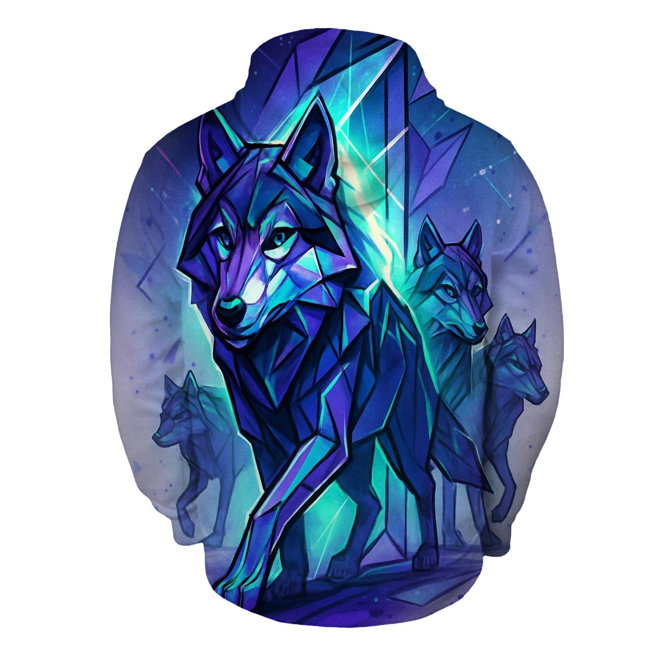 Prism Rift Wolf Pack Crossing hoodie styles