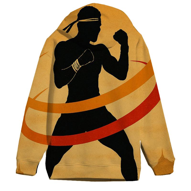 Desert Muay Thai Orbit graphic hoodies
