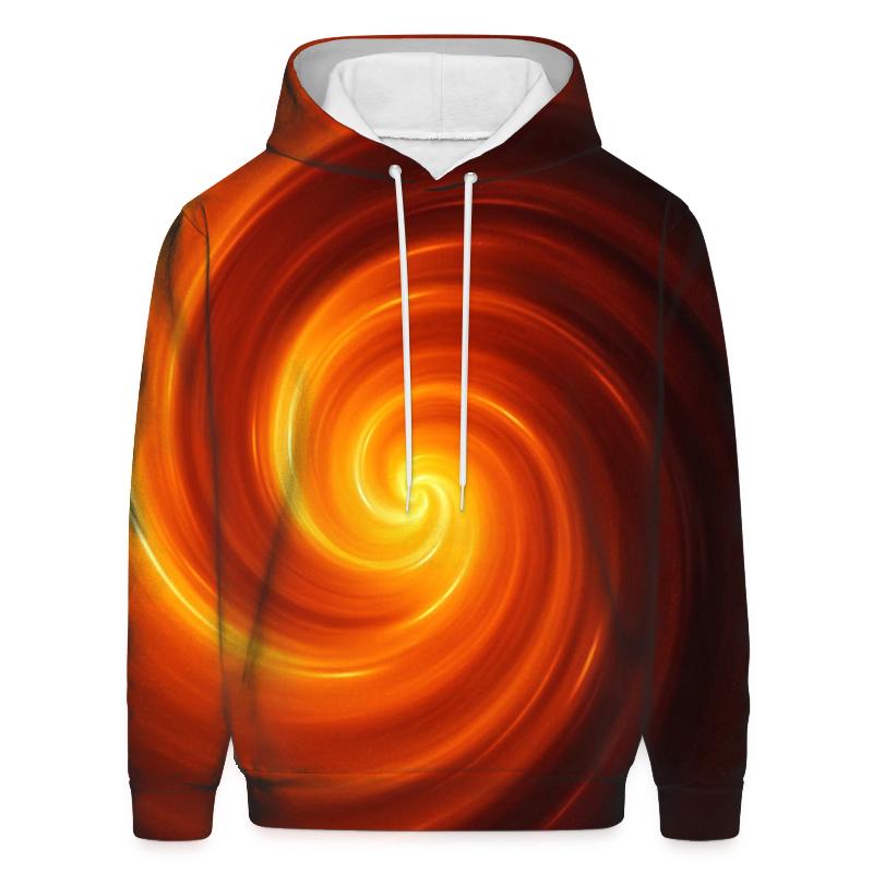 Molten Amber Vortex Gradient designer hoodies
