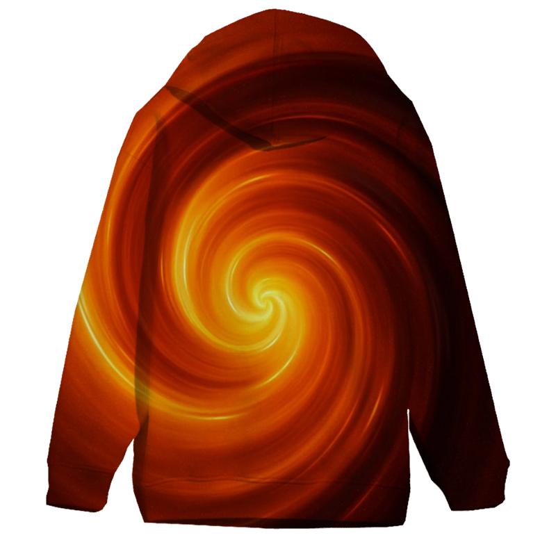 Molten Amber Vortex Gradient designer hoodies