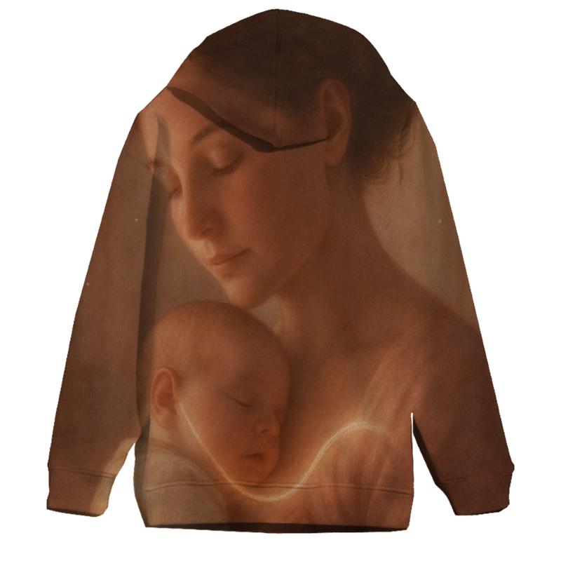 The Heartbeat Lullaby A Rhythm Learned Before Words zip-up hoodies
