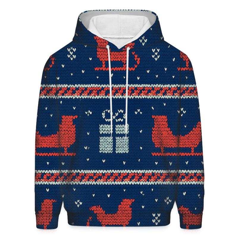 Aurora Sleigh Speedway Pattern pullover hoodies