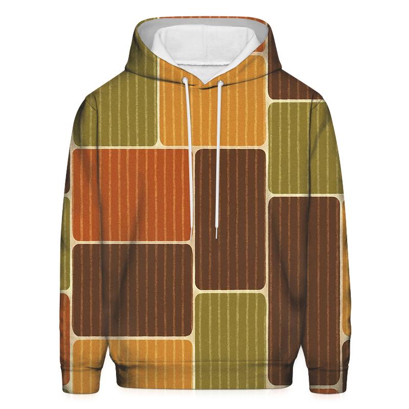 Groovy Corduroy Patchwork Panels designer hoodies