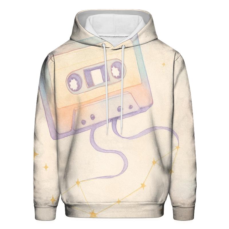 Pastel Cassette Constellation hoodie trends