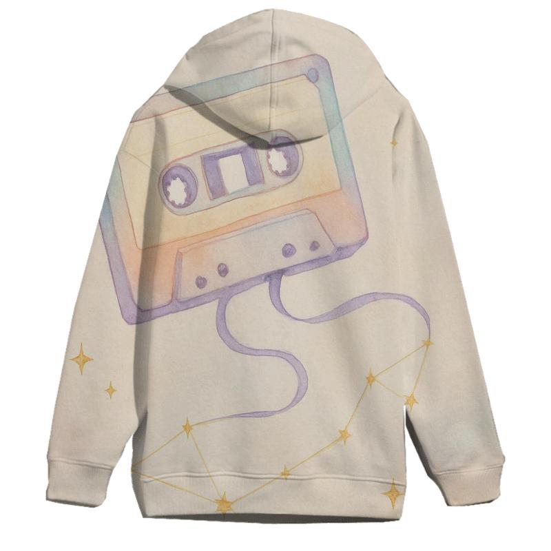Pastel Cassette Constellation hoodie trends